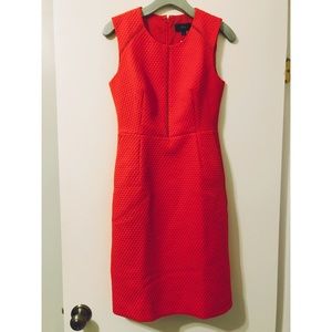 J Crew Women's Portfolio Sheath Dress Red For Work